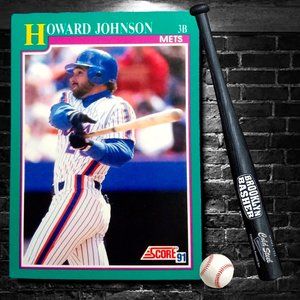 BASEBALL CARD HOWARD JOHNSON  # 185 MLB / SCORE 1991